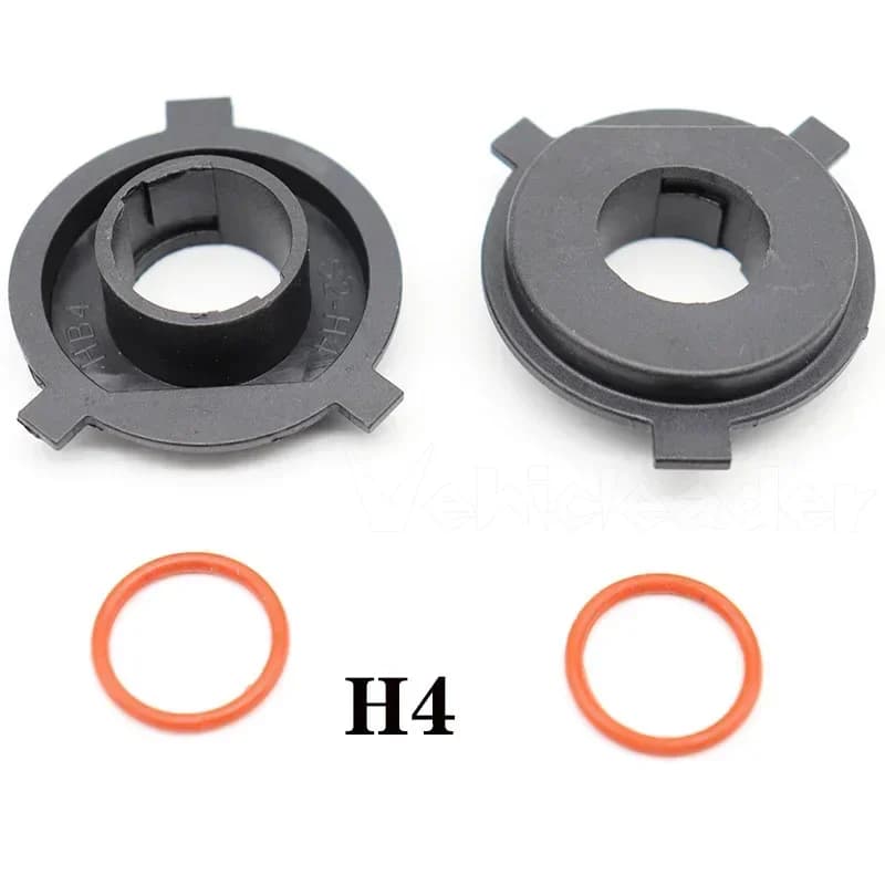 2Pcs H4 Car LED Headlight Bulb Adapter Holder Base Sockets Headlamp Retainers