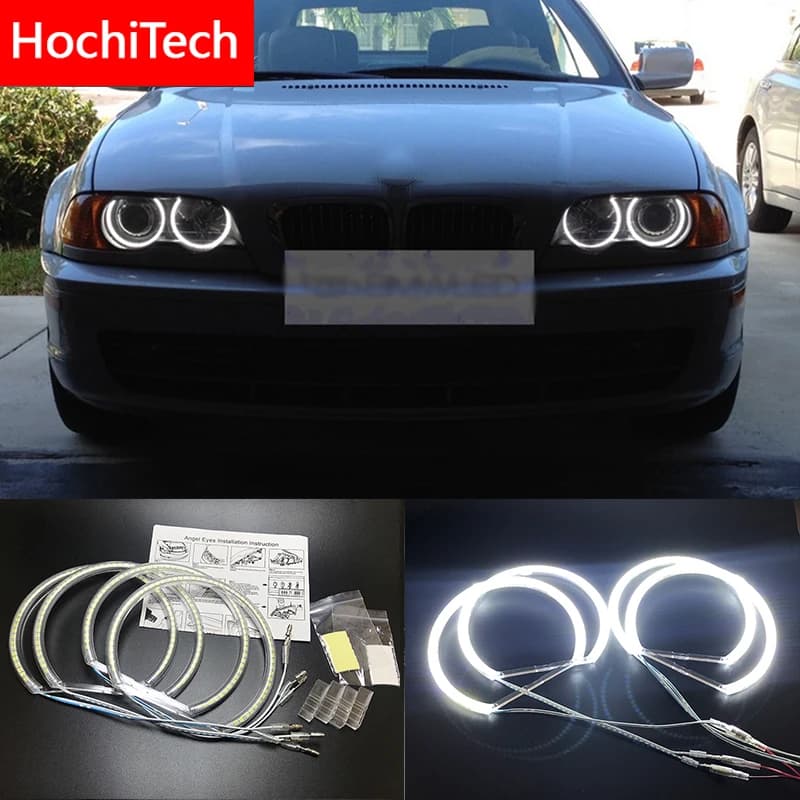 HochiTech for BMW E36 E38 E39 E46 Projector Ultra Bright SMD White LED Angel