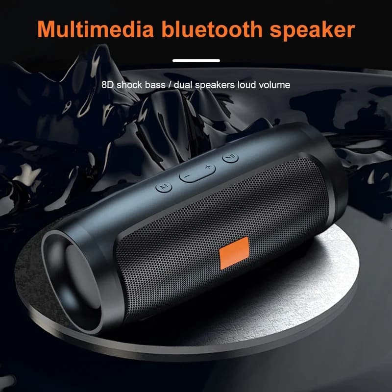 TF USB Bluetooth Speaker Dual Speaker Stereo Outdoor Tfusb Playback Fm Voice