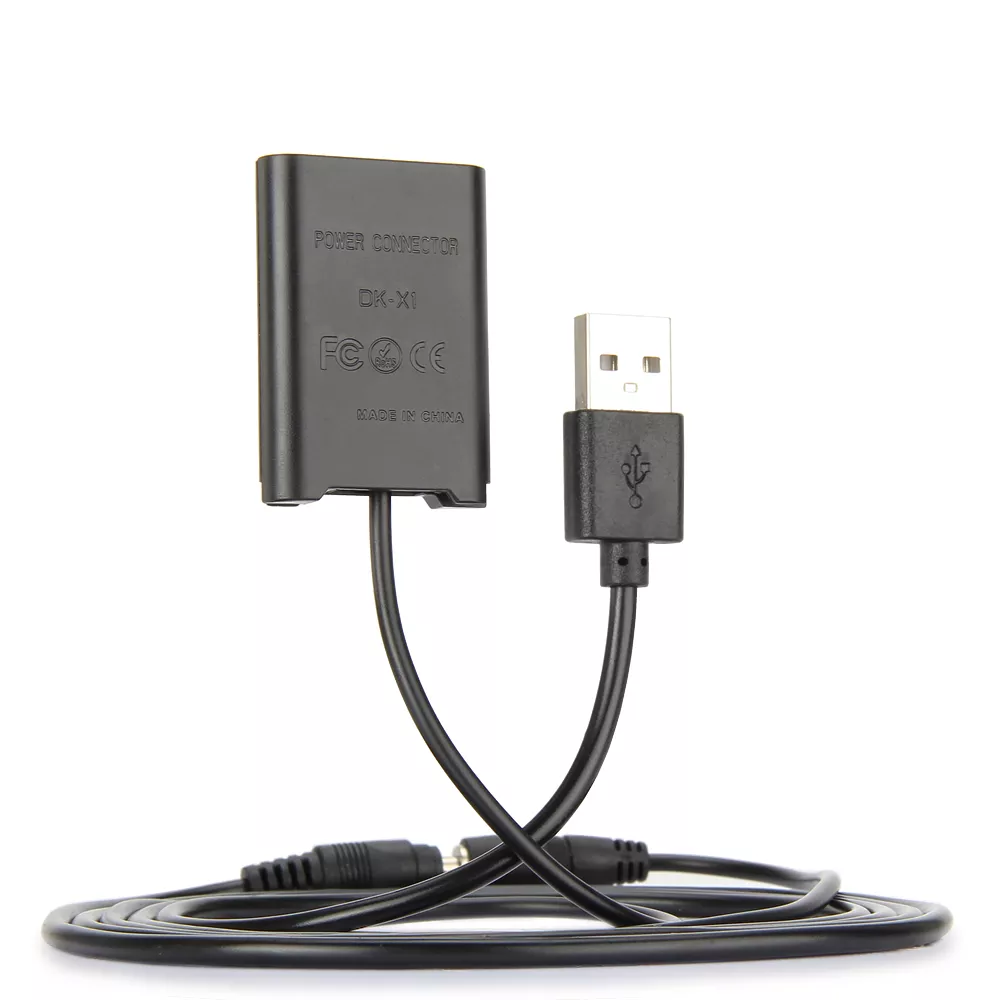 Camera Mobile Power Supply Charger USB Cable DK X1 DK-X1 DC Coupler NP-BX1
