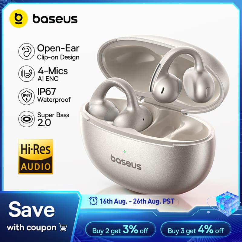 سماعات Baseus MC1 Pro Ear Clip بلوتوث 6.0